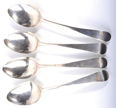 Lot 194 - An Indian Colonial silver Old English pattern table spoon, John Mair, Calcutta, circa 1800;...