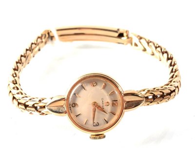 Lot 201 - A lady's 9 carat gold Omega wristwatch