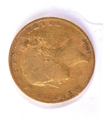 Lot 208 - An 1846 gold sovereign, shield back