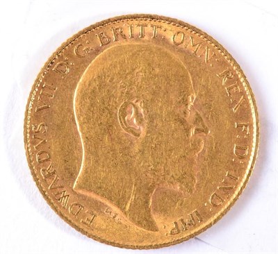 Lot 220 - An Edward VII 1908 half sovereign