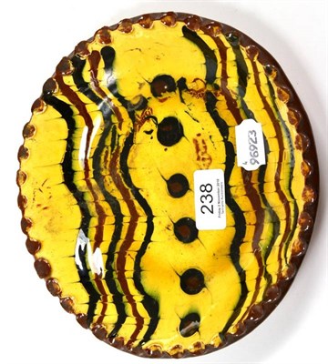 Lot 238 - A slipware bowl