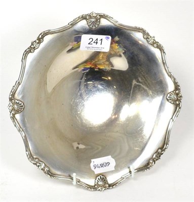 Lot 241 - A silver pedestal dish by Manoah Rhodes & sons Ltd, London 1937