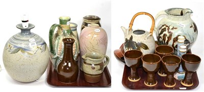 Lot 269 - A group of Studio pottery including Andrew Hague, Denby Glyn College etc