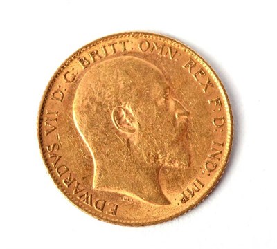 Lot 325 - An Edward VII 1909 half sovereign