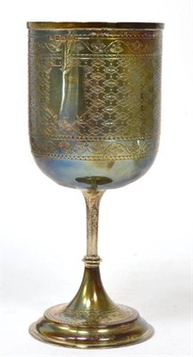 Lot 355 - A Victorian silver cup