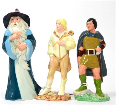 Lot 365 - A Royal Doulton figure of Aragorm HN2916, circa 1979, from a series of twelve Middle Earth...