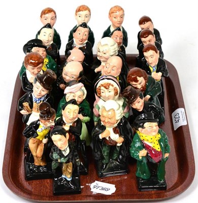 Lot 423 - Twenty five various Royal Doulton Charles Dickens figures (some duplicates)