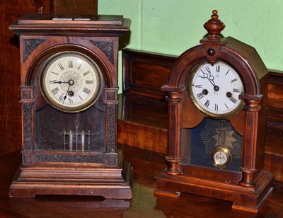 Lot 451 - A Junghans mantel clock and a mantel timepiece (2)