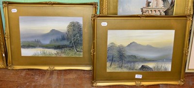 Lot 1018 - Early 20th century school, a pair of lakeland landscapes, watercolours, one indistinctly signed (2)