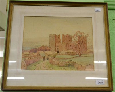 Lot 1025 - Alfred Wildsmith, A View of Bolton Castle, Wensleydale, signed and dated 1926, watercolour,...