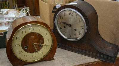 Lot 1101 - Three 1930s mantel clocks including a Metamec with original box