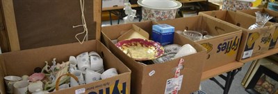 Lot 1170 - 19th century Sunderland lustre tea wares; 19th century Spode tea wares; a Royal Crown Derby...