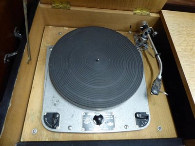 Lot 1247 - Gerrard model 301 turntable and four speakers