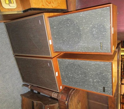 Lot 1247 - Gerrard model 301 turntable and four speakers