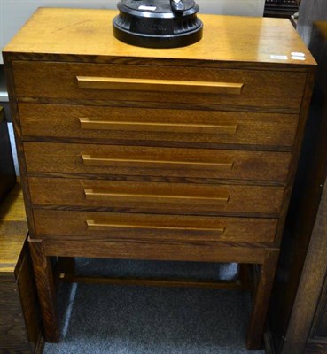 Lot 1266 - A 1950's oak cabinet