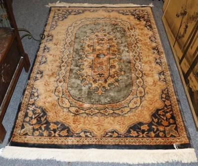 Lot 1274 - A multi coloured rug, with floral decorated borders