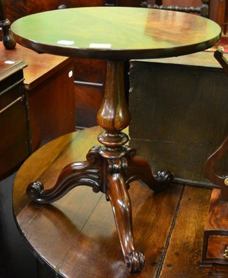 Lot 1333 - A 19th century rosewood occasional table