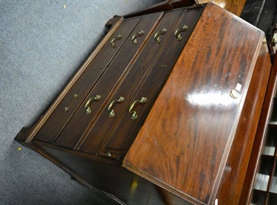 Lot 1404 - An early 19th century mahogany bureau