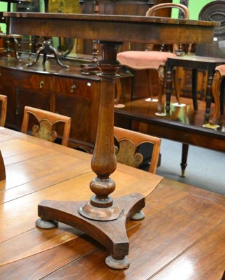 Lot 1417 - A mahogany occasional table