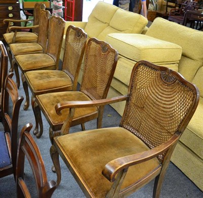 Lot 1425 - Six bergere chairs