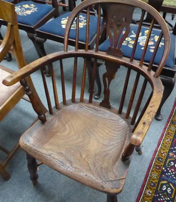 Lot 1430 - A Windsor armchair