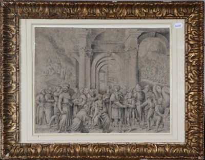 Lot 1 - After Baldassare Peruzzi (1481-1536) Italian The Adoration of the Kings   Pencil on laid paper,...