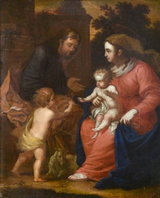 Lot 51 - Follower of Eustache Le Sueur (1616-1655) French The Holy Family Oil on canvas, 48cm by 39.5cm  see