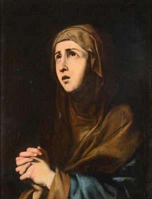 Lot 52 - Attributed to Onofrio Palumbo (17th century) Italian The Mater Dolorosa (after Jusepe de...