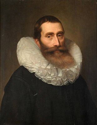 Lot 59 - Attributed to Johannes Cornelisz Verspronk (1600/3-1662) Dutch Portrait of a gentleman in a...