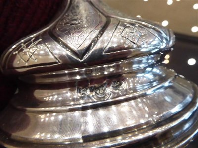 Lot 91 - A Russian Silver Chalice, maker's mark ?.?., Assay-master A. Svechin, Moscow 1864, also with...