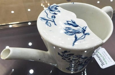 Lot 330 - A Lowestoft Porcelain Feeding Cup, circa 1775, of bucket form with loop handle, transfer printed in