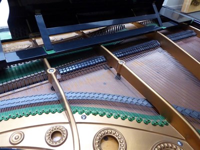 Lot 557 - A Bechstein 6'7'' Grand Piano, Late 19th Century, model number 25973, with ivory keys, turned...