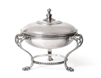 Lot 562 - An American Silver Sauce Tureen and Cover, John C Moore for Tiffany & Co, circa 1855-60, marked...