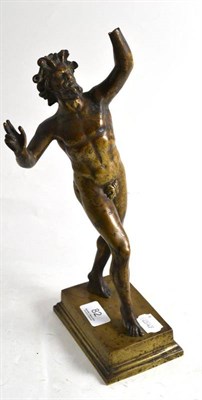 Lot 82 - 19th century bronze Classical figure (hand missing)