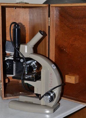 Lot 259 - A Vickers Instruments microscope in case