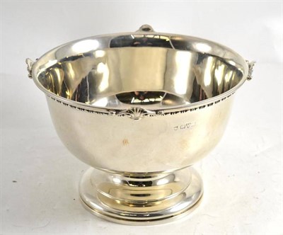 Lot 270 - A silver pedestal bowl