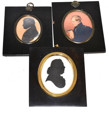 Lot 289 - Three portrait miniatures