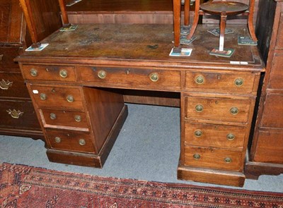 Lot 432 - Victorian mahogany double pedestal desk