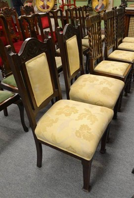 Lot 445 - Six assorted dining chairs