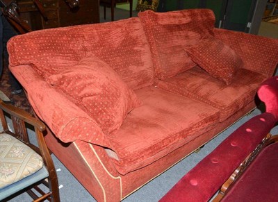 Lot 448 - A large Duresta three seater settee