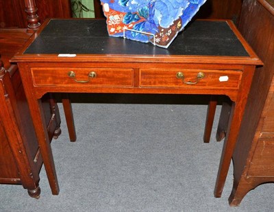 Lot 501 - Two drawer writing table