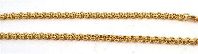 Lot 6 - A 9ct gold belcher necklet