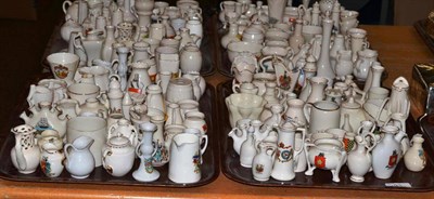 Lot 93 - A collection of approximately one hundred and ninety-eight pieces of crested china, mainly...