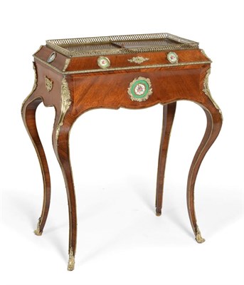 Lot 963 - A 19th Century Mahogany, Kingwood and Gilt Metal Mounted Jardinière Table, in Louis XV...