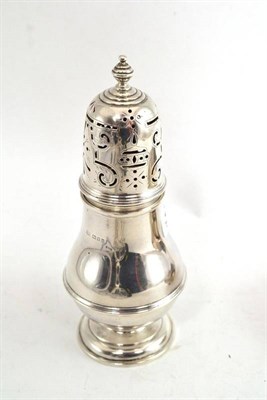 Lot 218 - A silver sugar caster, London 1925