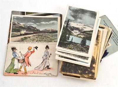 Lot 222 - A small collection of postcards including view of Leyburn and Coronation in Leyburn, Masham etc