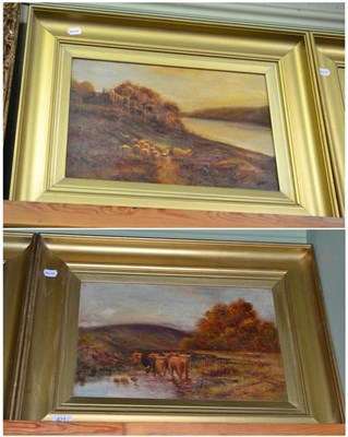 Lot 421 - Pair of oil rural landscapes