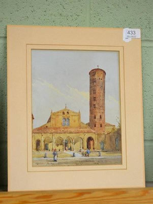 Lot 433 - Augustus Burnett-Stuart, watercolour view Ravenna