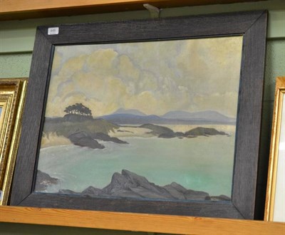 Lot 449 - Virginia Ward, 'Ardnamurchan from Coast at Morar', Scotland, signed, inscribed verso with title and