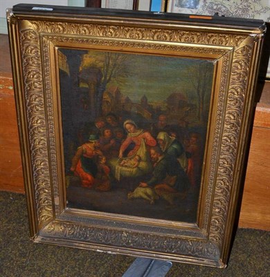 Lot 463 - Continental School (18th/19th century), Adoration of Christ